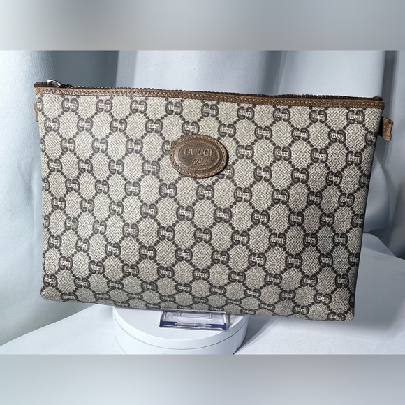 Authentic Vintage Rare Gucci Plus Travel Cosmetic Bag EUC - Picture 6 of 16
